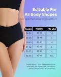 Dtuomo Period Underwear for Women Heavy Flow, Absorbency LeakProof Postpartum Underwear Period Panties Women Menstrual Briefs