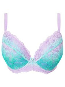 Ann Summers Sexy Lace Plunge Bra - Women - Underwire Padded Cups Lilac