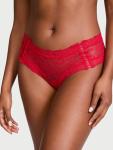 Victoria's Secret Women's Lace Cheeky Underwear, Minimal Coverage Panties for Women, Multi Pack, Basic Solids (S)