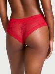 Victoria's Secret Women's Lace Cheeky Underwear, Minimal Coverage Panties for Women, Multi Pack, Basic Solids (S)