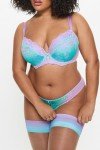 Ann Summers Sexy Lace Plunge Bra - Women - Underwire Padded Cups Lilac