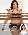 LEVAO Womens Underwear Cotton Cheeky Bikini Plus Size Lace Hipster Panty Stretch Full Briefs 6 Pack L-4XL