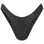 QOYDOY Thong Tucking Gaff Panties For Crossdressers Transgender Individuals Smooth Silky Hidden Gaff Shaping Brief（Black XXS）