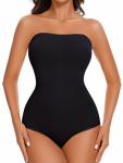 LIRASDIS Strapless Shapewear Bodysuit for Women, Tummy Control Butt Lifter Brief Body Shaper, Seamless Sculpting Tank Top