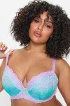 Ann Summers Sexy Lace Plunge Bra - Women - Underwire Padded Cups Lilac