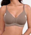 Womens Seamless Bras No Underwire Push Up Bras Comfort V Neck Padded Bra Wireless Bralette Basic Everyday Bra Multiple Pack(3P2,M)