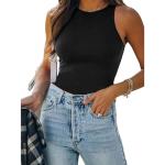 EUYZOU Women Shapewear Tummy Control Tank Tops Seamless Compression Tops Body Shaper Camisole, Black M