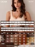 OEAK Womens Wireless Bras V Mesh Comfortable Bralette Supportive Tshirt Bra No Underwire Seamless Push Up Everyday Bras Nude L
