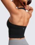 Butterluxe Halter Longline Sports Bra - Black