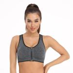 Women's Zip Front Wireless Sports Bra - 2 Pack