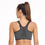 Women's Zip Front Wireless Sports Bra - 2 Pack