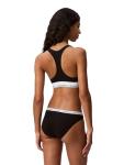 Calvin Klein Women's Black Cotton Bralette, Large