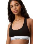 Calvin Klein Women's Black Cotton Bralette, Large