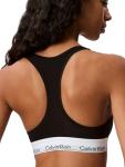 Calvin Klein Women's Black Cotton Bralette, Large
