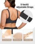 Gailife 3 Pack Seamless Nursing Bras - XL