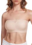 Strapless Seamless Silicone Padded Bandeau Bra