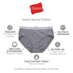 Hanes Women's Cotton Hipster Panties 12-Pack