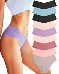 RosyCoral Seamless Bikini Panties 9-Pack
