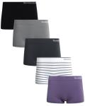 Reebok Women's 5 Pack Seamless Boyshorts