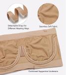 Supportive Multiway Strapless Bandeau Bra for Women