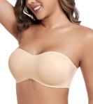 Plus Size Strapless Minimizer Bra for Women