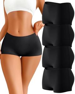 Cute Byte Women's Seamless Soft Stretch Boy Shorts