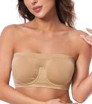 Supportive Multiway Strapless Bandeau Bra for Women