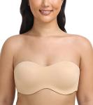 Plus Size Strapless Minimizer Bra for Women