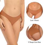 SHARICCA Women's Seamless Cheeky Bikini Panties 7-Pack