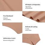 SHARICCA Women's Seamless Cheeky Bikini Panties 7-Pack