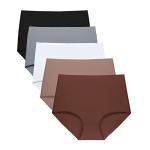 No Show High Waist Briefs for Women - 5 Pack