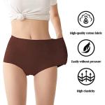 No Show High Waist Briefs for Women - 5 Pack