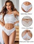 Avidlove Lace Criss Cross Cheeky Bikini Panties