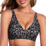 Gailife No Underwire Deep V Push Up Bra, XL