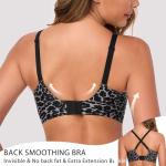 Gailife No Underwire Deep V Push Up Bra, XL