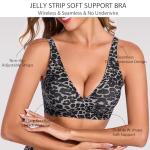 Gailife No Underwire Deep V Push Up Bra, XL
