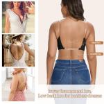 JOYSHAPER Backless Deep Plunge Push-Up Bra