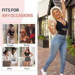 V Neck Bodysuit Shapewear with Tummy Control