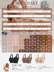 Mivorica Seamless Wireless Bra for Women,Non Wired Support Push Up Bra,Everyday Comfort Bras for Women UK,Black,4XL