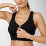 Zip Front Sports Bra - Medium Support for Women