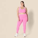 Women's Light Support V-Neck Sports Bra - Flamingo Pink