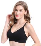 Suekaphin 5-Pack Wireless Nursing Bras, V Neck
