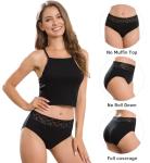 Soft Cotton Bikini Hipster Panties 5-Pack