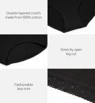 Soft Cotton Bikini Hipster Panties 5-Pack