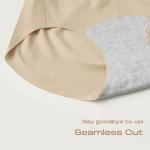 INNERSY Women's Seamless No Show Hipster Panties 3-Pack