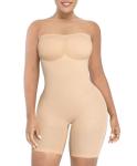 Strapless Bodysuit Shapewear with Built-in Bra