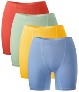 Bamboo Cool Women's Soft Boxer Briefs - 4 Pack