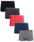 Reebok Women's 5-Pack Seamless Boy Shorts