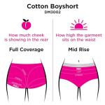 Maidenform Stretch Cotton Boyshorts 3-Pack