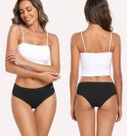 Coskefy Women's Cotton Hipster Panties 6 Pack